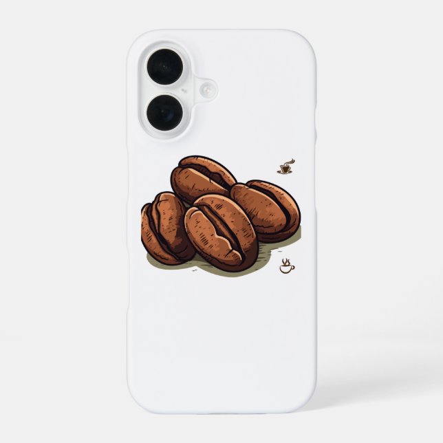 coffe beans iphone case (Back)