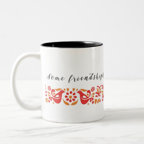 Coffe Mug featuring Pyrex Friendship Design