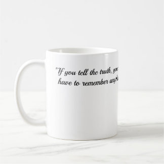 Coffe Mug with quote about Truth by Mark Twain