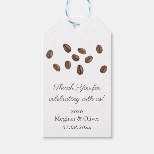 Coffee A Baby is Brewing Shower Favor Tags