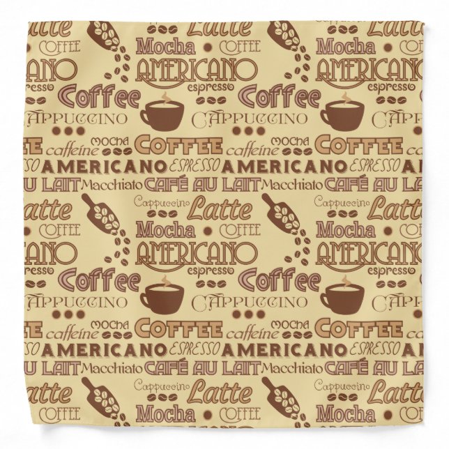 Coffee Addict Bandana (Front)