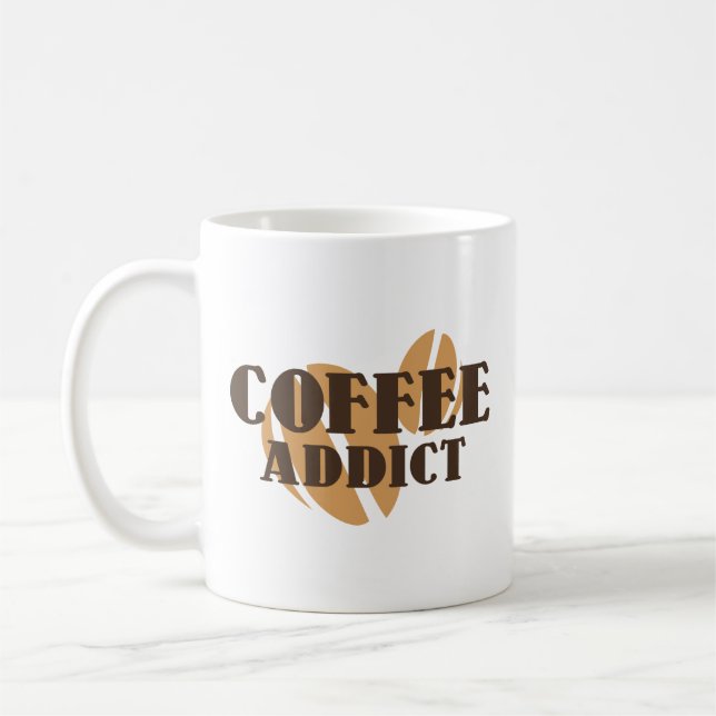 Coffee Addict Coffee Mug (Left)