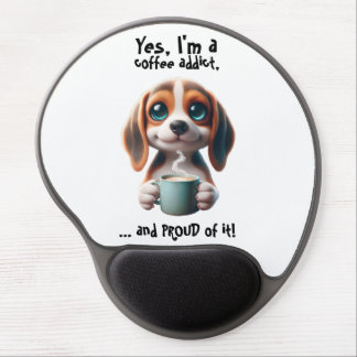 Coffee Addict Gel Mouse Pad