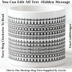 Coffee Addict Hidden Message Funny Novelty 111B Espresso Cup