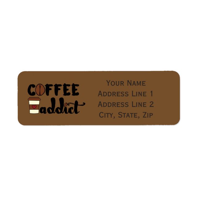 Coffee Addict II - Personalize Label (Front)