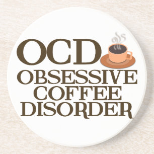 Coffee Addict Sandstone Coaster