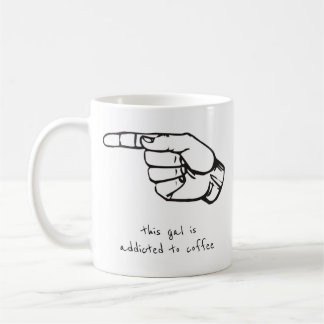 coffee addicts only mug
