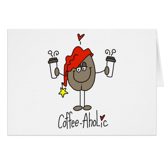 Coffee-aholic Cards (Front Horizontal)