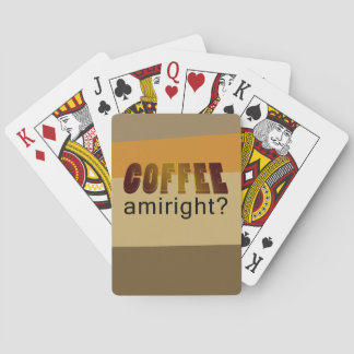 Coffee Amiright? Poker Cards
