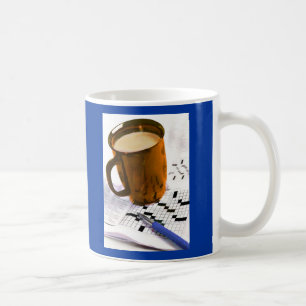 Coffee and a Crossword Mug