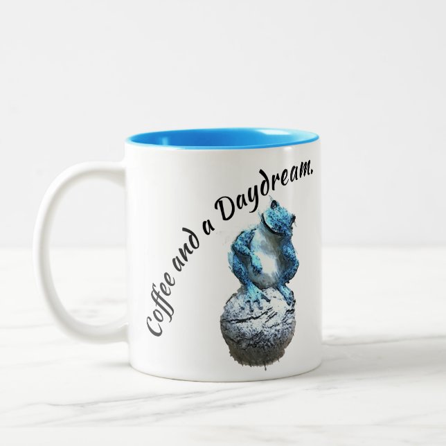 Coffee And A Daydream Two-Tone Coffee Mug (Left)
