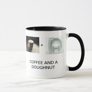COFFEE AND A DOUGHNUT MUG