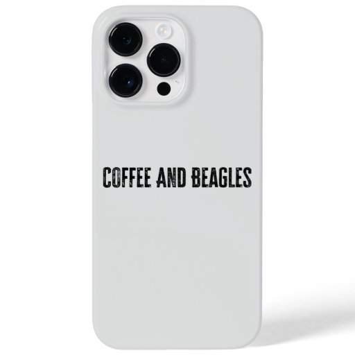 Coffee And Beagles/ Beagle Dog Lovers Case-Mate iPhone 14 Pro Max Case