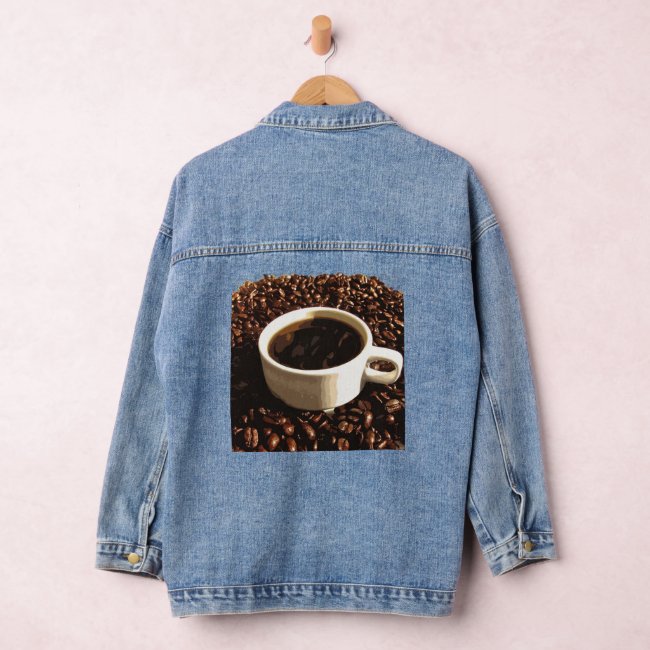 Coffee and Beans Denim Jacket