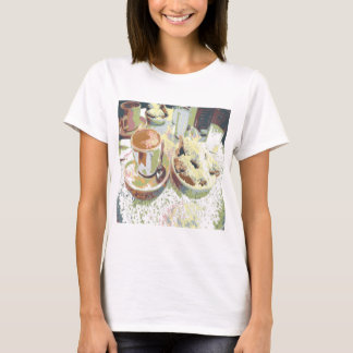 Coffee and Bignets New Orleans Cafe Aulait Donuts T-Shirt