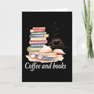Coffee and Books Card