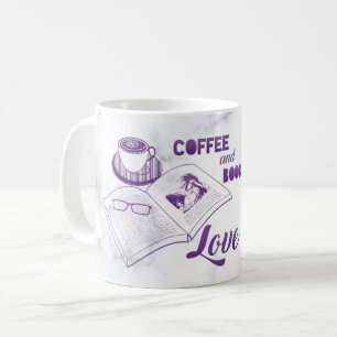 Coffee and Books Love Cute Reading Mug