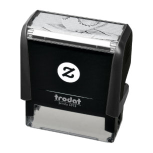Coffee and books lovers gift self-inking stamp