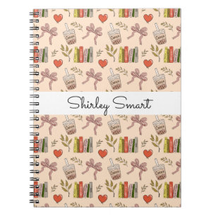 Coffee and Books Notebook – Cozy Reader Aesthetic