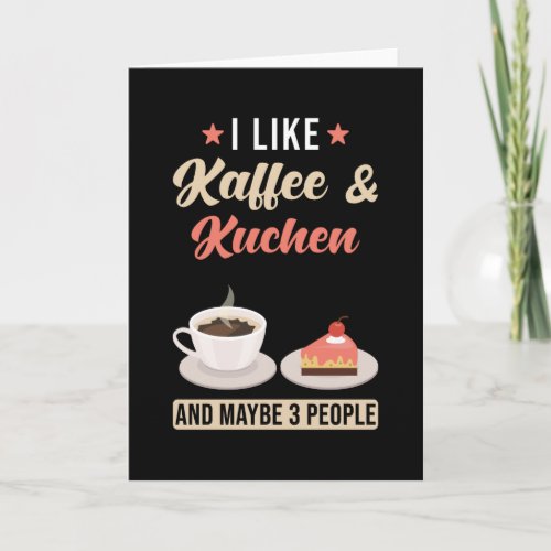 Coffee And Cake Card