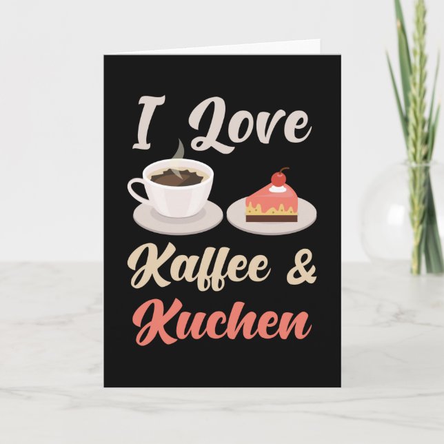 Coffee And Cake Card (Front)