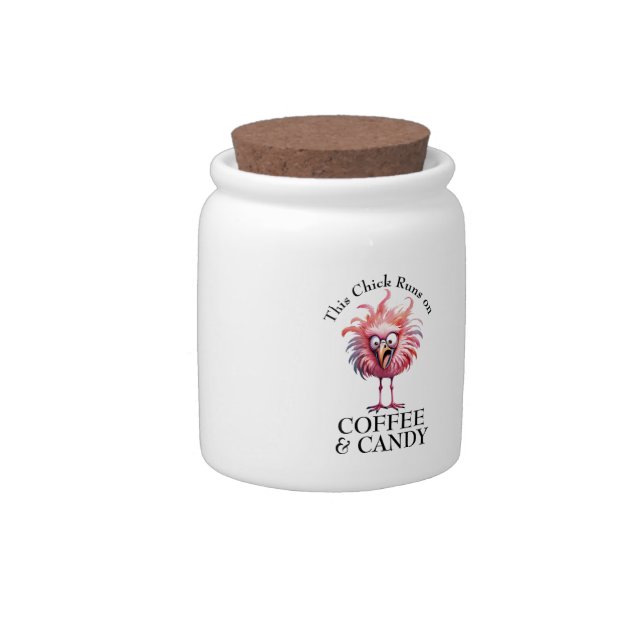 Coffee and Candy Funny Saying Jar (Right)