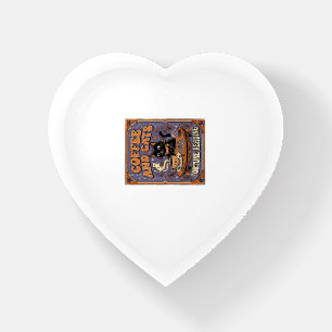 Coffee And Cats Cat Tea Leaves Coffee Fortune Read Paperweight