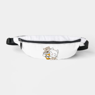 Coffee And Cats, coffee, cat, cats, kitten Fanny Pack