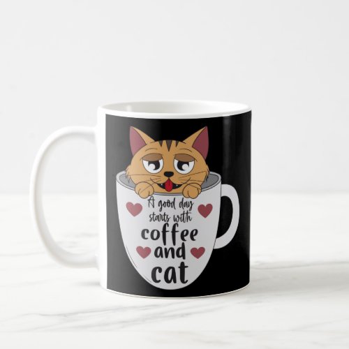 coffee and cats Mocha espresso cappuccino  breakfa Coffee Mug
