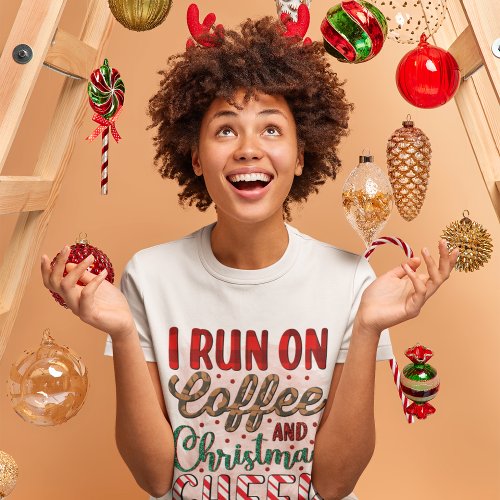 Coffee and Christmas Cheer  T_Shirt