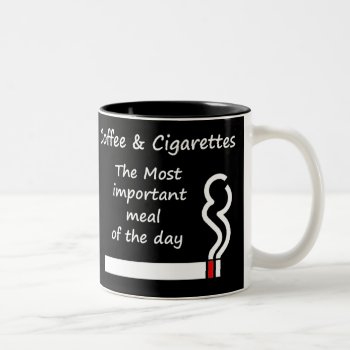 Coffee And Cigarettes Mug by zortmeister at Zazzle