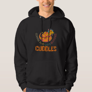 Coffee And Cold Blooded Cuddles Snake and Coffee Hoodie