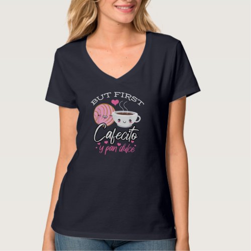Coffee and Conchas Mexican Food T_Shirt