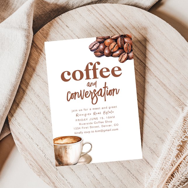 Coffee and Conversation Meeting Invite (Creator Uploaded)