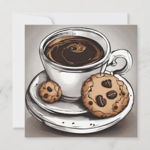 Coffee and Cookies Card