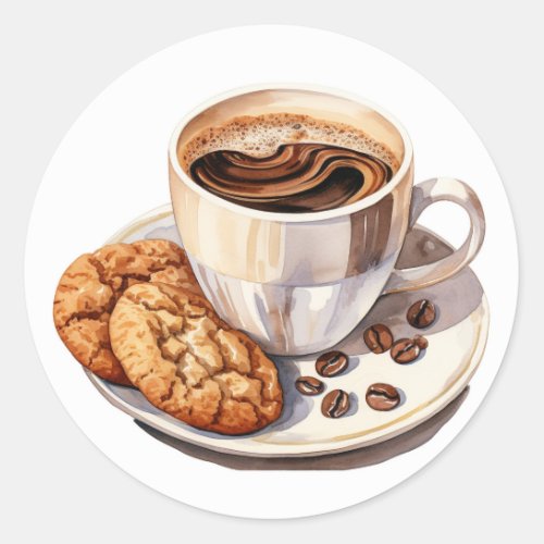 Coffee and Cookies Stickers