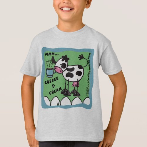 Coffee and Cream Cow T_Shirt