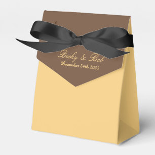 Coffee And Cream Favor Box