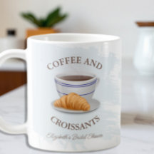 Coffee and Croissants Bridal Shower