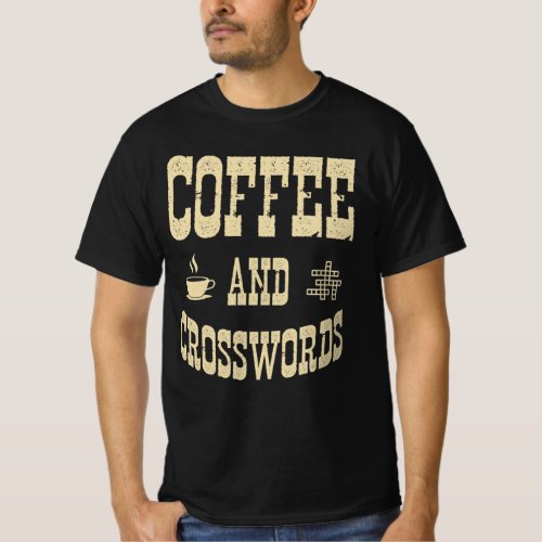 Coffee And Crosswords T_Shirt
