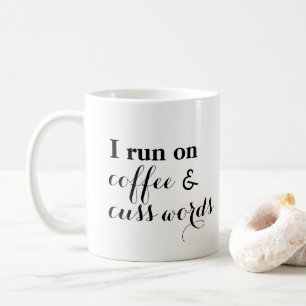 Coffee and Cuss Words Mug