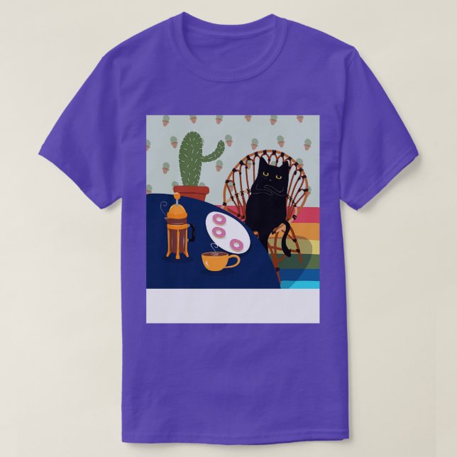 Coffee and Donuts T-Shirt (Design Front)