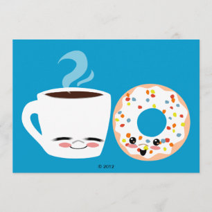 Coffee and Doughnut Pals Invitation