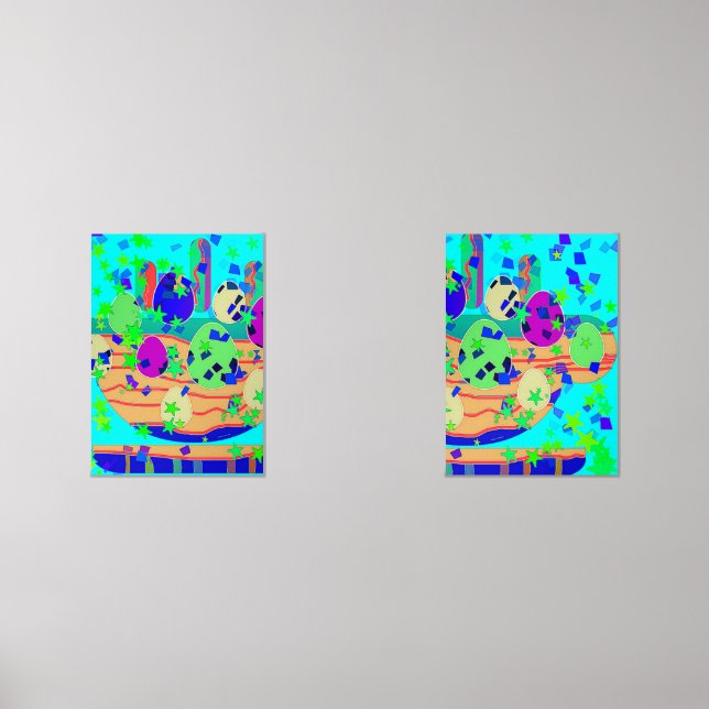 Coffee And Eggs  Wall Art Sets (Front)