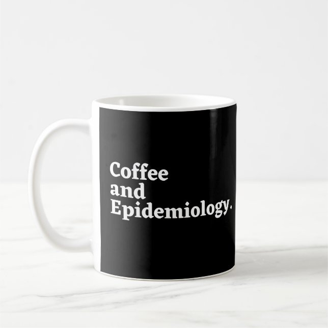 Coffee and Epidemiology Coffee Mug (Left)