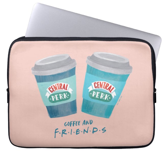 Coffee and FRIENDS™ Laptop Sleeve (Front)