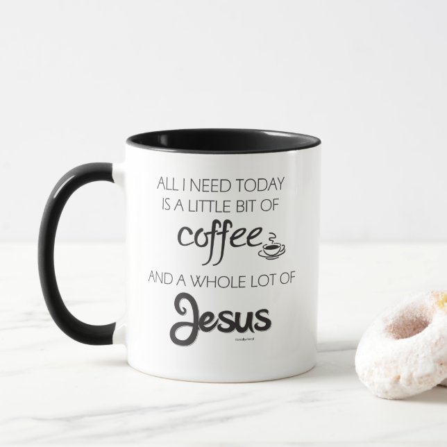 Coffee and Jesus Mug (With Donut)