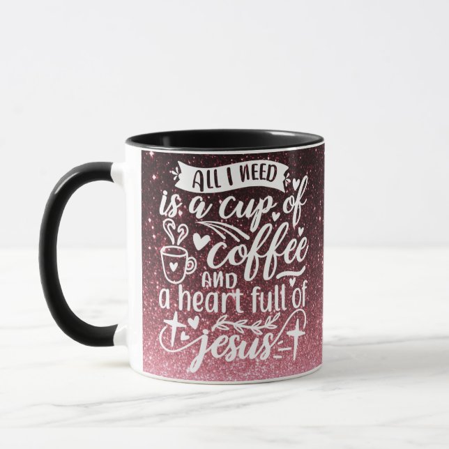 Coffee and Jesus Mug (Left)
