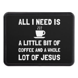 Coffee And Jesus Tow Hitch Cover
