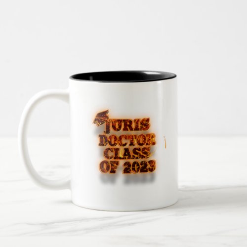 Coffee and Law School Two_Tone Coffee Mug